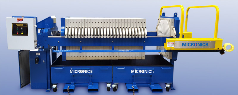 Micronics推出新的标准800毫米压滤机型号