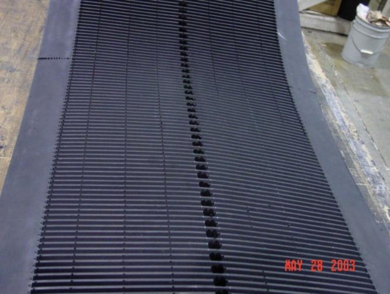 rubber drainage belt