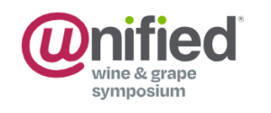 Logotipo del Simposio del Vino y la Uva